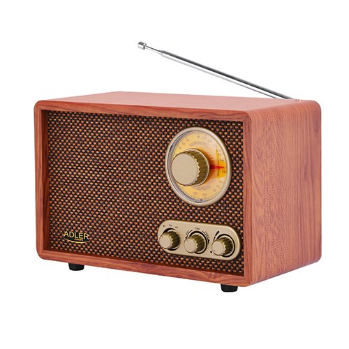 Adler Radio Ad 1171 Retro With Bluetooth, Brown