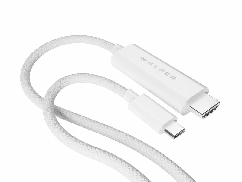 Cable Hyper 4K USB-C a HDMI - White