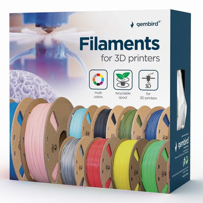 Gembird Bobina Filamento Pla 1.75MM 1KG Green — image 1