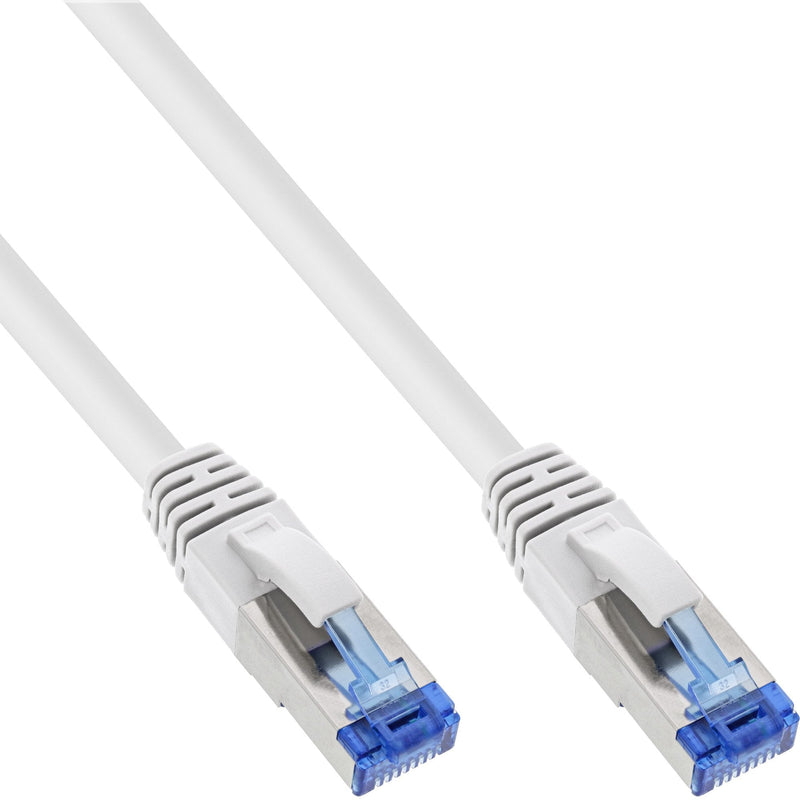 Inline Network Cable S/FTP Pimf CAT.6A Libre Halógenos 500MHZ White 0.25M