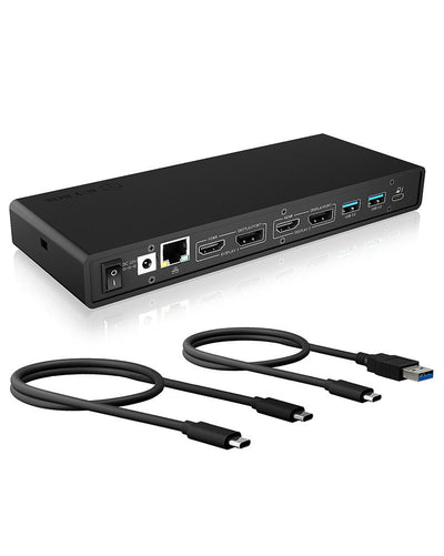 Estación Acoplamiento Icybox USB Type-c With 2 Videoschnittstellen Retail — image 1