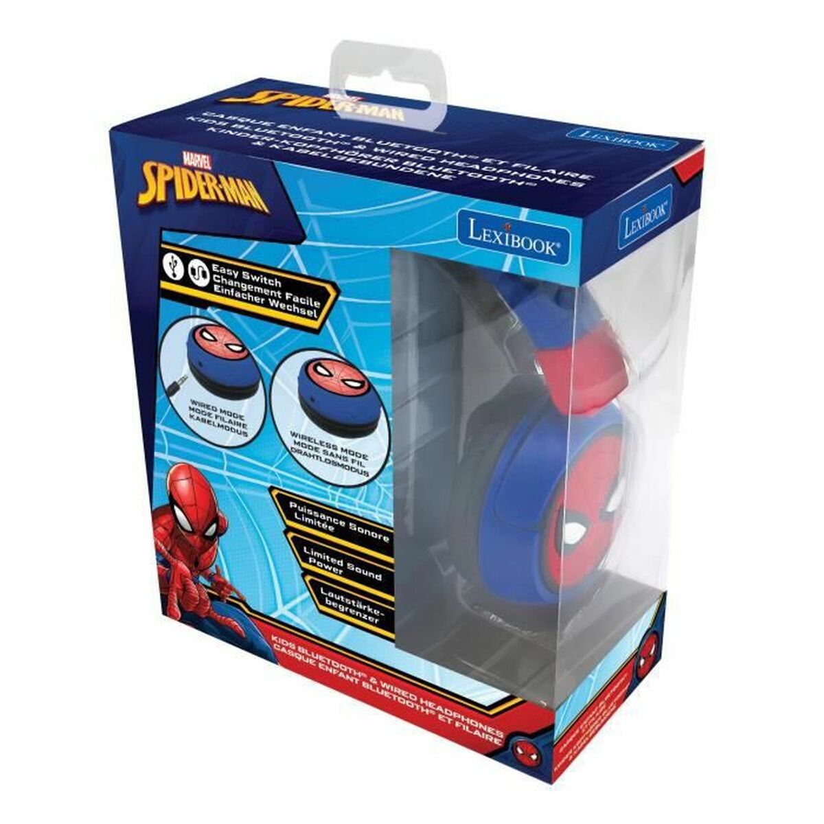 Lexibook Headphones Lexibook Spider-Man Black