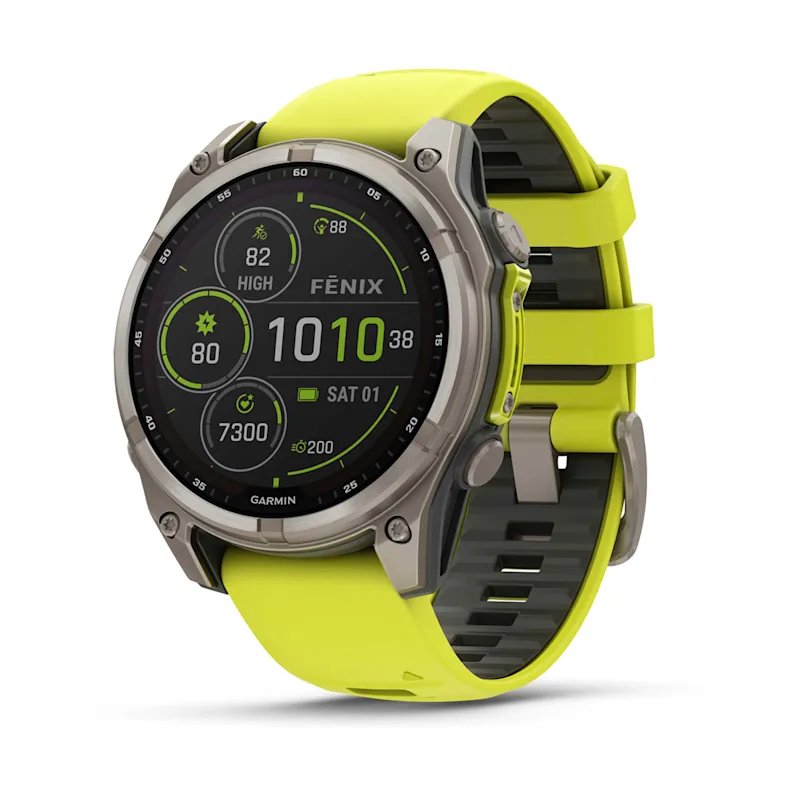 Garmin Smartwatch Fenix 8 Sapp. Solar/Amarillo 010-02906-21