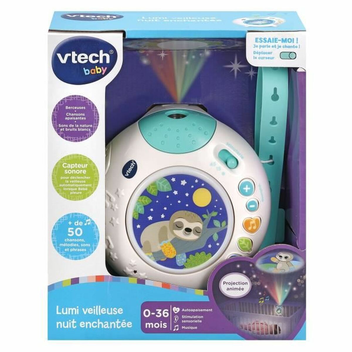Vtech Baby Projector Vtech Baby  Lumi Veilleuse Nuit Enchantee Blue