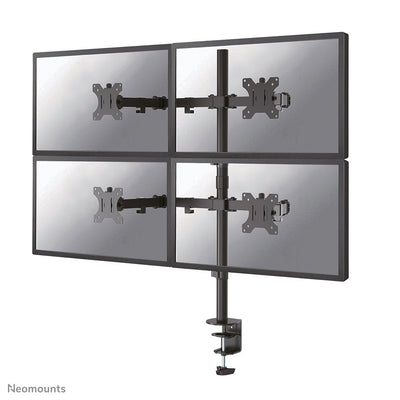 Neomounts By Newstar Stand Desk 4 Screens 100X100 Je 8KG 13-32'' Black — image 1