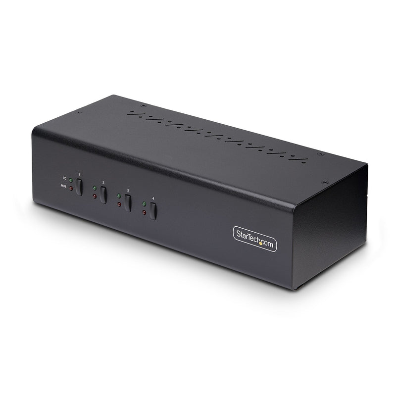 Switch KVM 4 Ports 2 Monitores DisplayPort - 4K