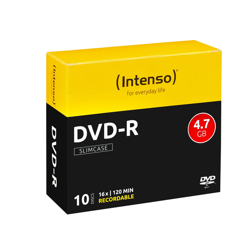 Intenso Dvd-r 4,7GB 16X Box Slim 10 Units