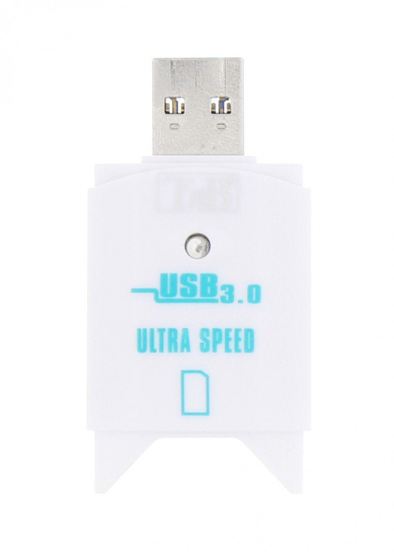 Tnb Mini USB 3.0 Card Reader SD - White
