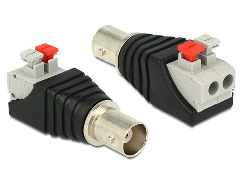 Delock Bloque Terminals Adapter With Pulsador Connector BNC — image 1
