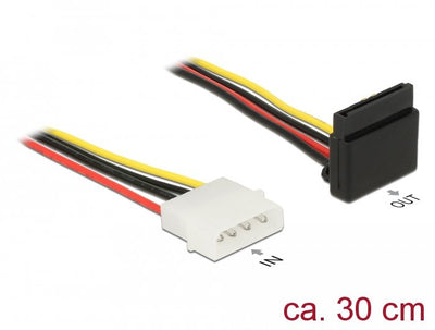 Delock 85513 Cable SATA 15 Pin - Molex 4 Pines 0,3M — image 1