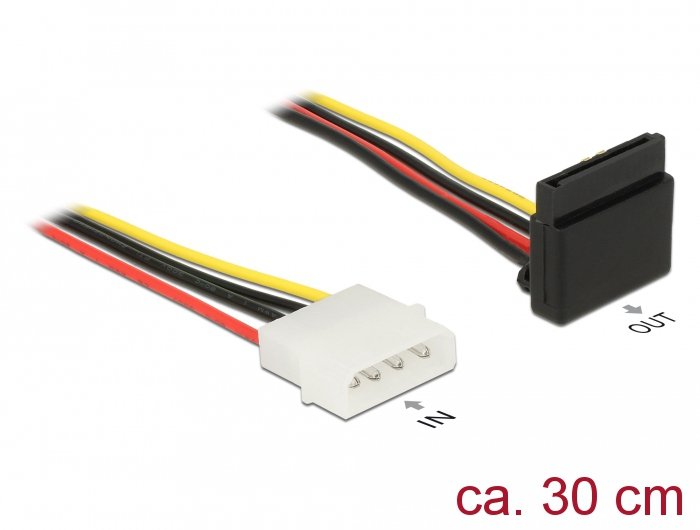 Delock 85513 Cable SATA 15 Pin - Molex 4 Pines 0,3M