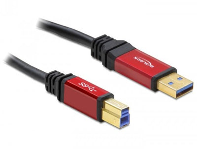 Delock USB Cable 3.0 Typ-a Male USB 3.0 Typ-b Male 5M Premium — image 1