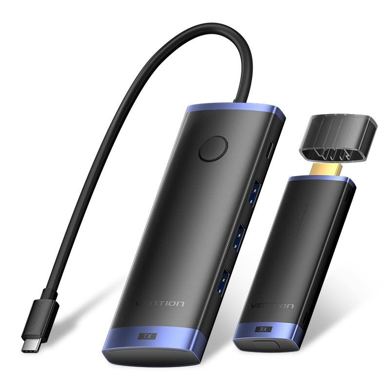 Vention Adapter Transmisor Vídeo Wireless USB Type-c 3.2 HDMI Tpvbb 60W