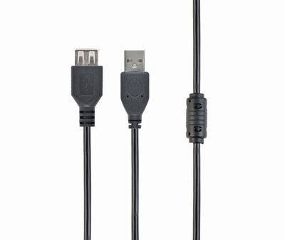 USB 2.0A-PLUG A-socket 10FT Cable With Ferrite Cor — image 1