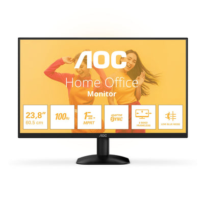 AOC Monitor 23.8'' 24B35HM2 Hdmi, VGA VESA 100X100 Tilt — image 1