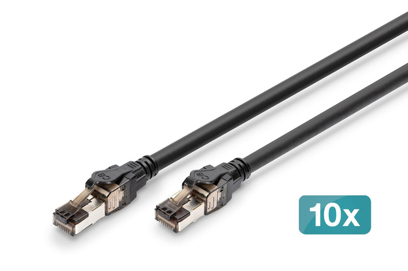 Digitus Cable Network S/FTP CAT.8.1 Black 5,0M (VPE10)