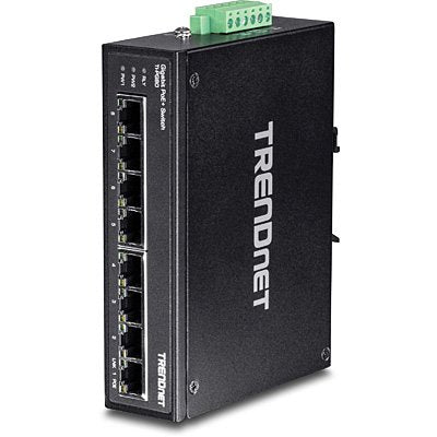 Trendnet TI-PG80 Switch No Administrado L2 Gigabit Ethernet (10/100/1000) Black Energía Sobre Ethernet (PoE)