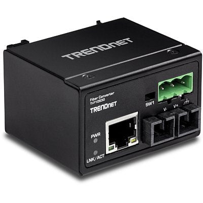 Trendnet TI-F10S30 Convertidor Medio 200 Mbit/S 1310 Nm Monomodo Black — image 1