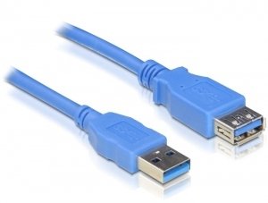 Delock Cable Extensión USB 3.0 Type a Male USB 3.0 Type a Female 5M Blue