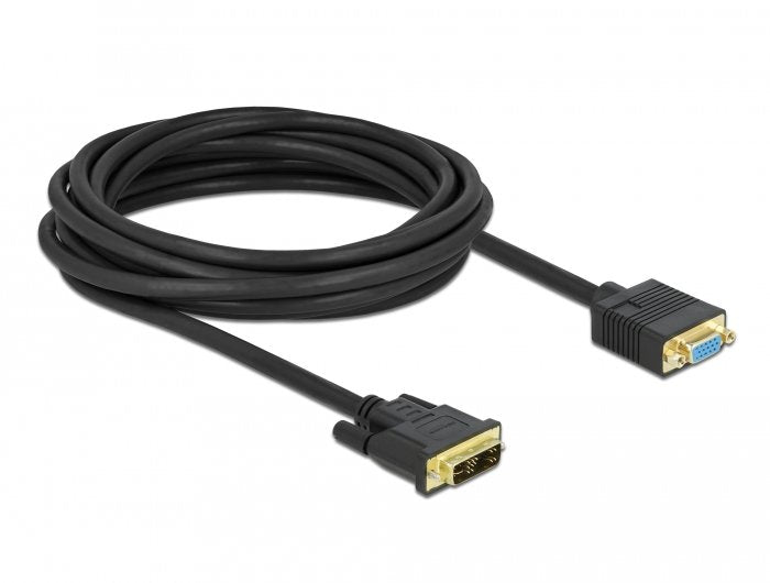 Delock Cable DVI 12 + 5 Connector Male a VGA Connector Female 5M