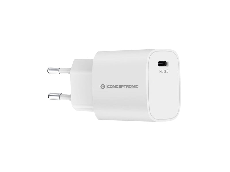 Conceptronic Charger 1PORT 20W,1x USB-C Desk Pd Ws