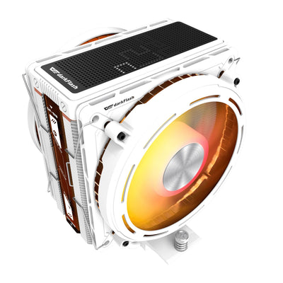 Darkflash Refrigeracion CPU Explore E400 Plus A-rgb White Fan 120MM / ARGB / 230W Tdp / 1851/1700/1200/115X An — image 1