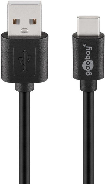 Goobay USB Cable (a) 2.0A Usb(c) 2.0 1.8M Black — image 1
