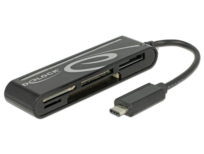 Delock Card Reader External USB 2.0 USB Type-c™ Male 5 Ranuras