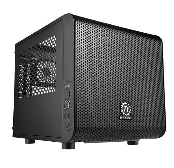 Thermaltake PC Case Core V1 Black 1 Ven 200MM Included/Window Transparent CA-1B8-00S1WN-00