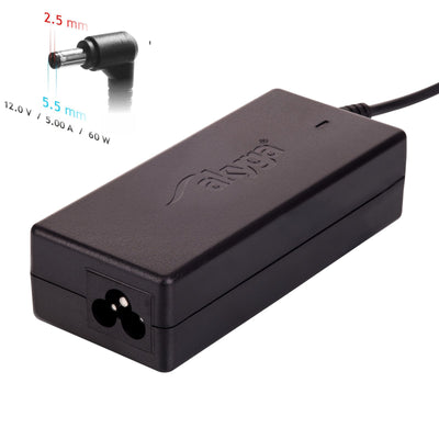 Akyga Notebook Power Supply AK-ND-30 12V 5.0A 60W 5.5 X 2.5MM Acer / ITX / Pico / LED 1.2M — image 1