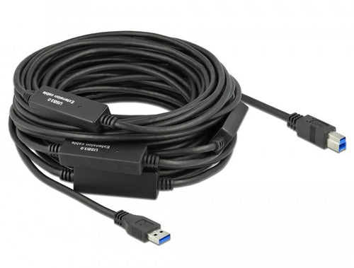 Delock Aktives USB 3.2 GEN.1 USB Tipo-a a USB Tipo-b 20M — image 1