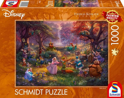 Schmidt Spiele Thomas Kinkade Studios: Disney - Robin Hood, Rompecabezas 1000 Pieces 58040 — image 1