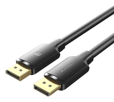 Vention Cable DisplayPort 1.2 4K Hakbi DisplayPort Male DisplayPort Male 3M Black — image 1