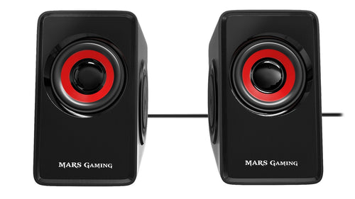 Mars Gaming Speakers MS1 10W 2.0 Rojos — image 1