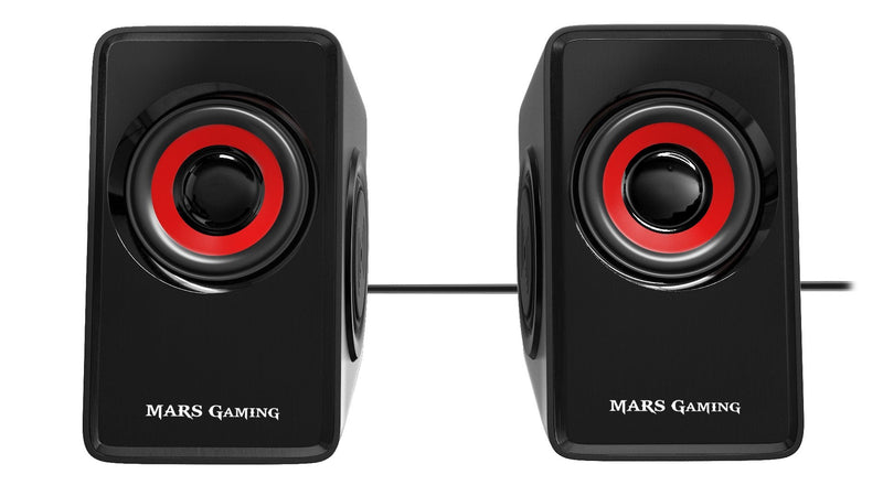 Mars Gaming Speakers MS1 10W 2.0 Rojos