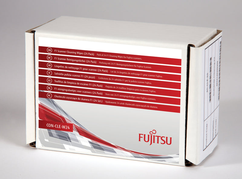 Fujitsu F1 Scanner Cleaning Wipes Pañuelos Limpiadores 24 (las Especificaciones Son Cada Elemento)