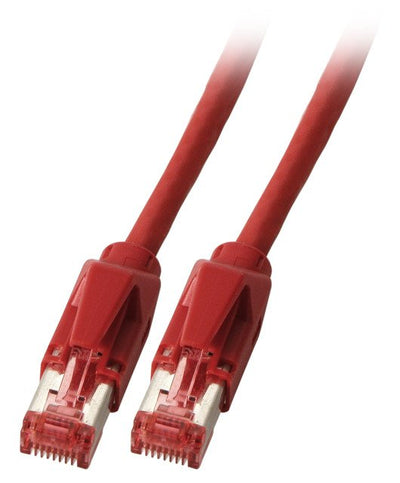 Efb RJ45 Network Cable CAT.6A S FTP Lszh Dtwyler 7702 TM21 Red 10M — image 1
