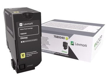 Lexmark Toner High Yield Yellow Regular Open Channel Crtg 10.000PGS (cs X727 CS728) — image 1
