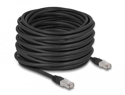 Delock 80132 Network Cable Black 20M CAT.6A S/FTP (s-STP) — image 1