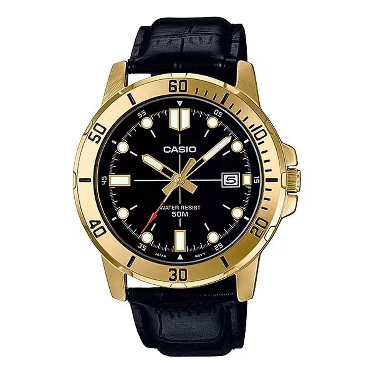 Casio Men's Watch Casio Diver Black (Ø 45 Mm)