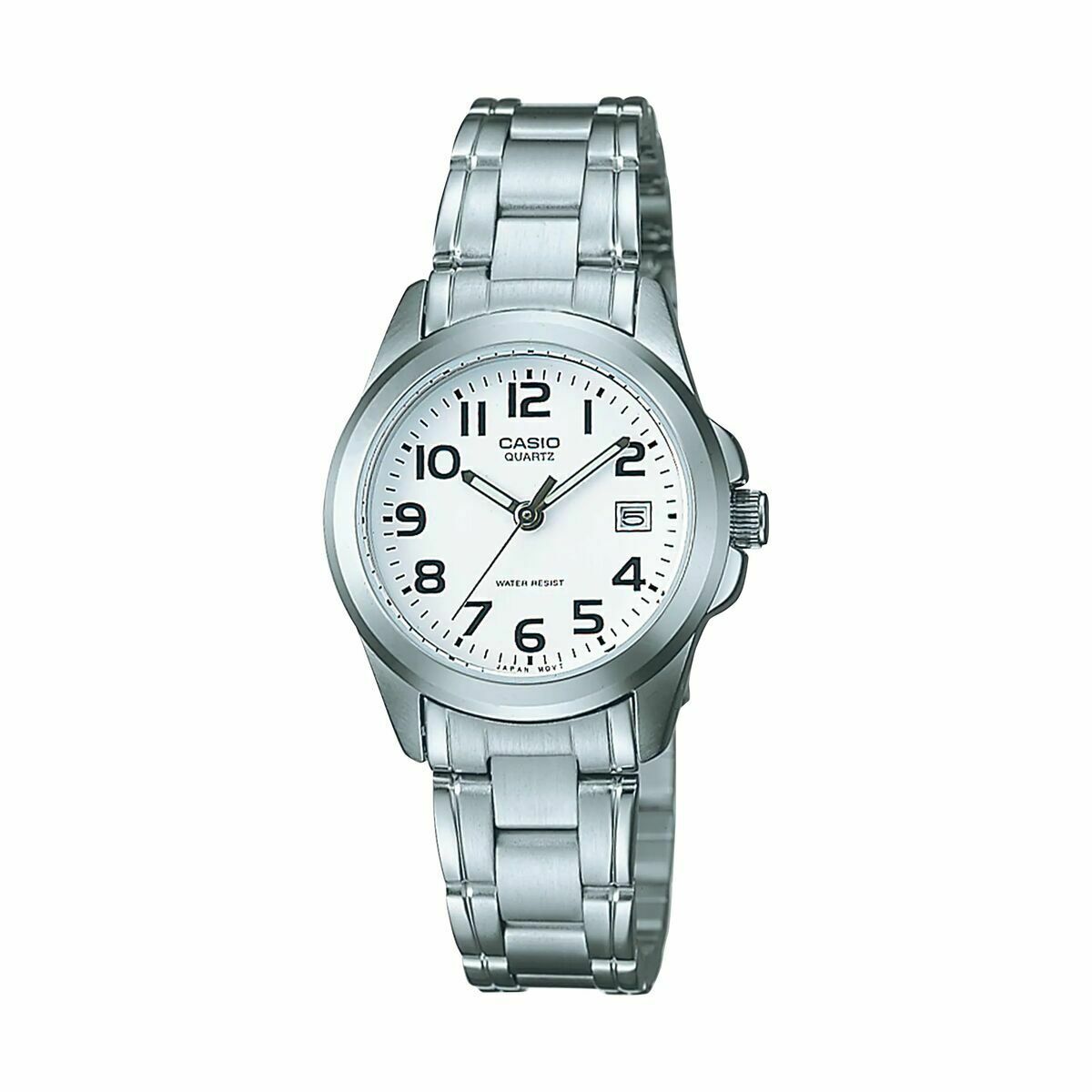 Casio Unisex Watch Casio Ltp-1259Pd-7Beg White Silver