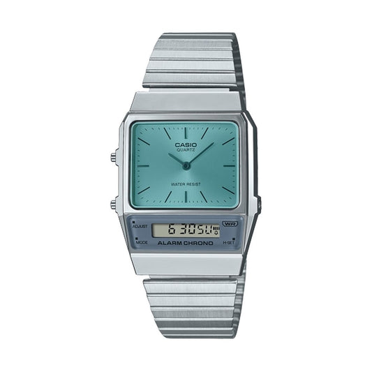 Casio Unisex Watch Casio Vintage Edgy Collection Silver (Ø 40 Mm)