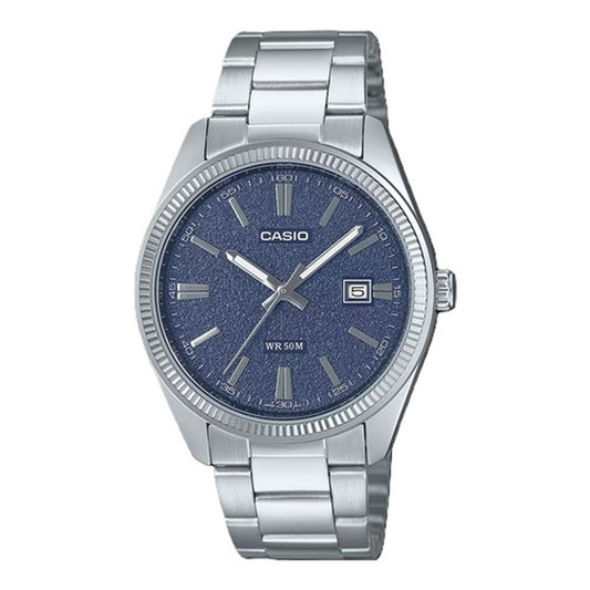 Casio Men's Watch Casio Date - Blue, Matte Dial (Ø 38,5 Mm)