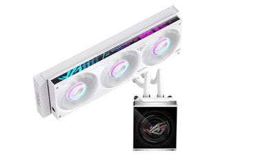 ASUS Refrigeración Liquida CPU Rog Strix Slc Iv 360 ARGB LCD White Edition Aio With Screen IPS 13CM, ASUS Aio  — image 1