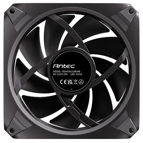 Antec Refrigeración CPU Orbit ARGB 3X Vent Reverse 120MM RGB Black