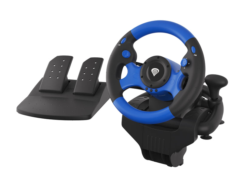 Natec Genesis Seaborg 350 Wheel + Pedals Nintendo Switch, PC, Playstation 4,PLAYSTATION 3,XBOX 360,XBOX One US