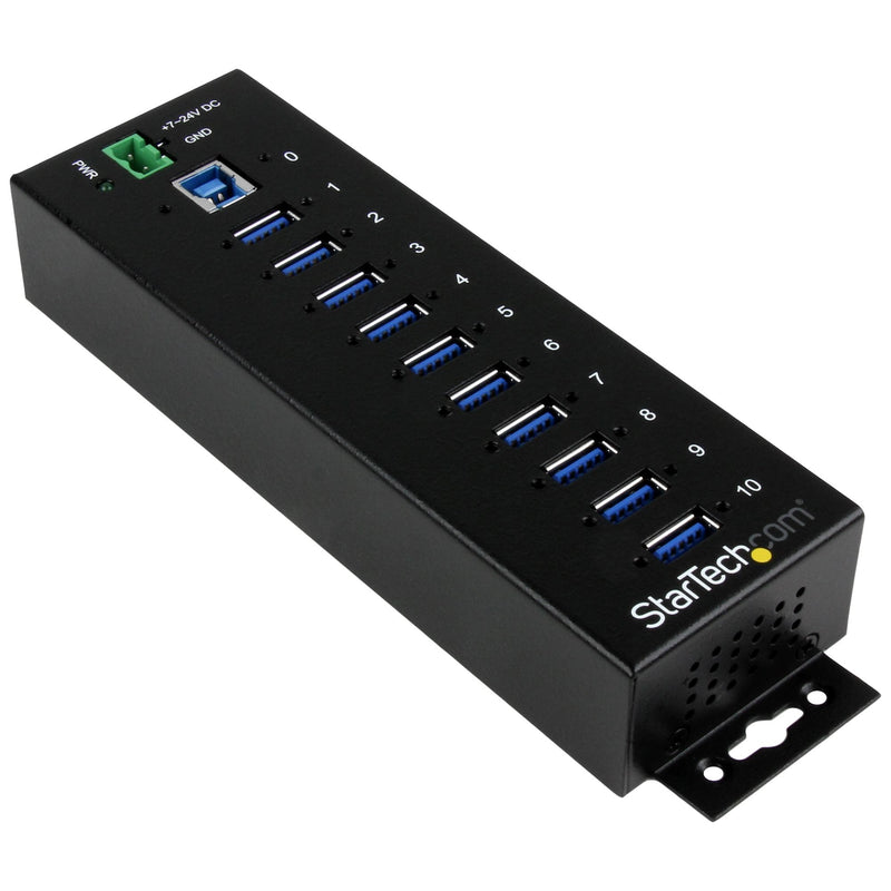 StarTech Concentrador USB 3.0 10 Ports Esd