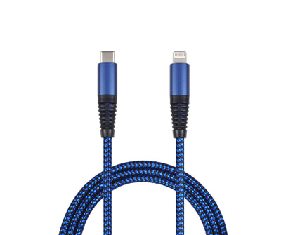 2GO USB Cable Type-c - Lightning Apple AZUL-100CM — image 1