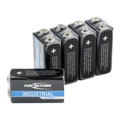 Ansmann Battery Industrial Litio 9V E-block, Paquete 5 (1505-0002) — image 1