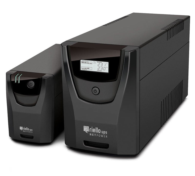 Riello UPS Npw 600 600VA, OFFLINE,360W, 2XSCHUKO Black